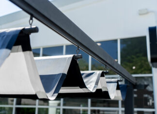 Markizy boczne na taras