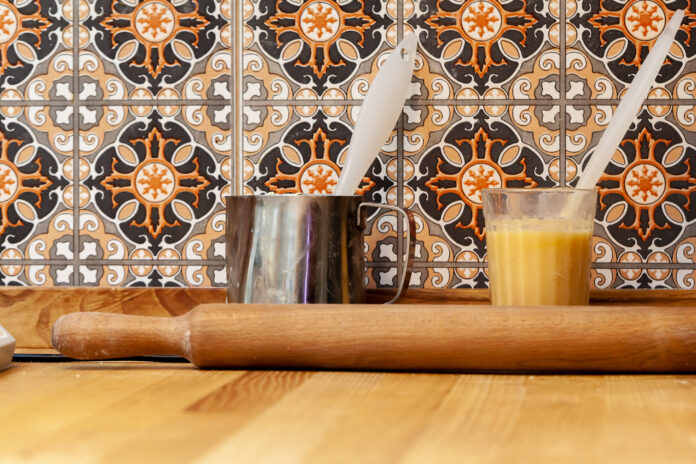 Nowoczesna tapeta do kuchni